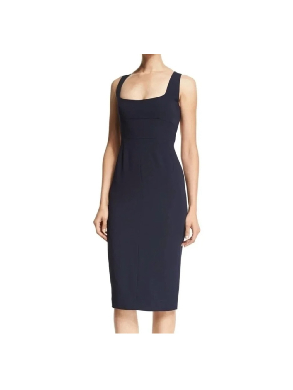 Christian Lacroix Black Midi Dress, Size Women's Small, Sheath, Sleeveless